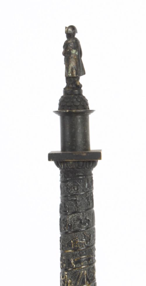 fig 3. Antique French Grand Tour Ormolu Gilt Bronze Model of Vendome Column 19thC
