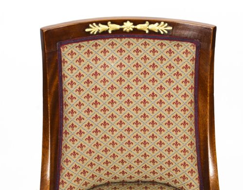 fig 3. Antique Set of 8 French Empire Dining Chairs c.1880 19th C