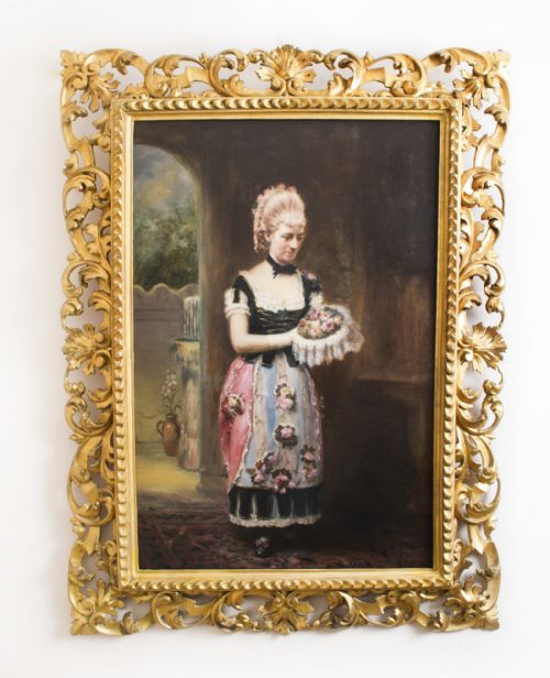 Antique Oil Painting John Horsburgh 1881
