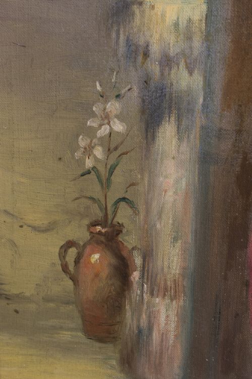 fig 4. Antique Oil Painting John Horsburgh 1881