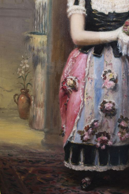 fig 5. Antique Oil Painting John Horsburgh 1881