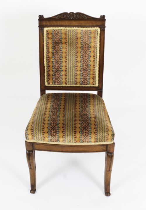 fig 2. Antique Set of 6 French Empire Dining Chairs c.1880 19th C