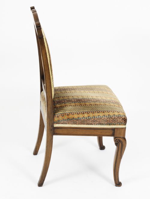 fig 3. Antique Set of 6 French Empire Dining Chairs c.1880 19th C