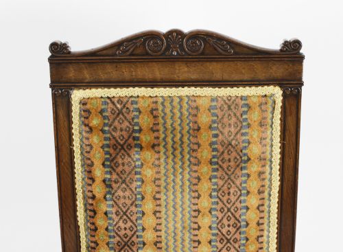 fig 4. Antique Set of 6 French Empire Dining Chairs c.1880 19th C