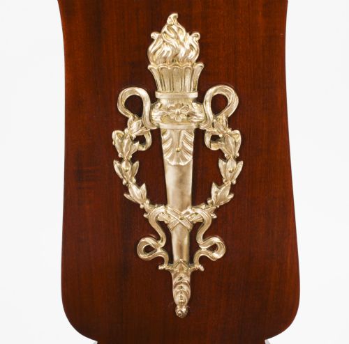 fig 7. Antique Pair Empire Revival Ormolu Mounted Armchairs C1880 19th C
