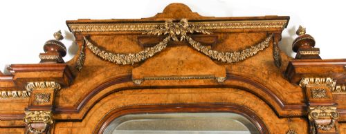 fig 1. Antique Victorian Burr Walnut Wardrobe Holland & Sons 19th Century