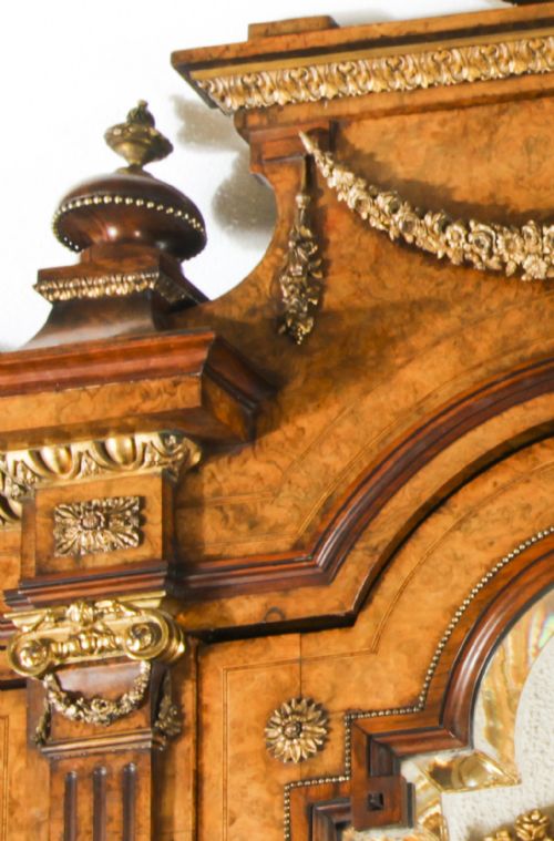 fig 2. Antique Victorian Burr Walnut Wardrobe Holland & Sons 19th Century