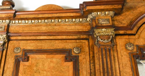 fig 3. Antique Victorian Burr Walnut Wardrobe Holland & Sons 19th Century