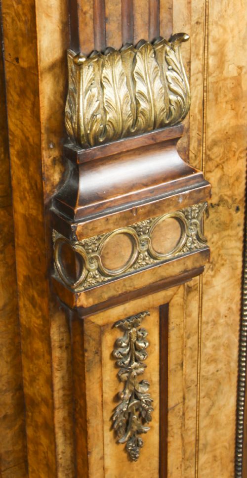 fig 4. Antique Victorian Burr Walnut Wardrobe Holland & Sons 19th Century