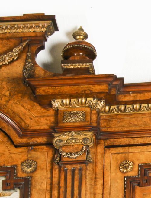 fig 5. Antique Victorian Burr Walnut Wardrobe Holland & Sons 19th Century