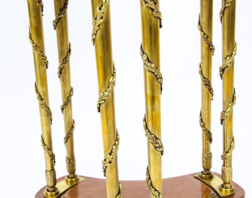 fig 4. Antique French Ormolu Marble Topped Occasional Table 19th Century