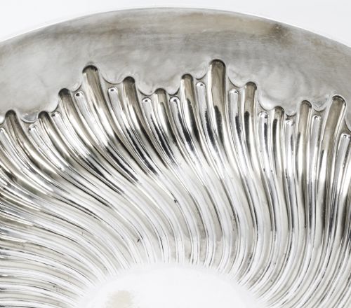 fig 2. Antique Sterling Silver Punch Bowl Walter Barnard 1892 19th C
