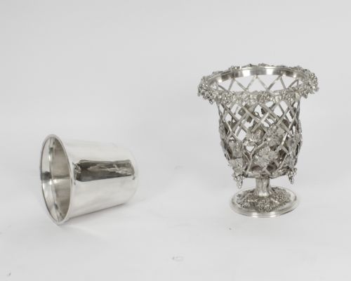 ANTIQUE REGENCY WINE COOLER OLD SHEFFIELD PLATE C1820 19TH C - ADDITIONAL PHOTO 11