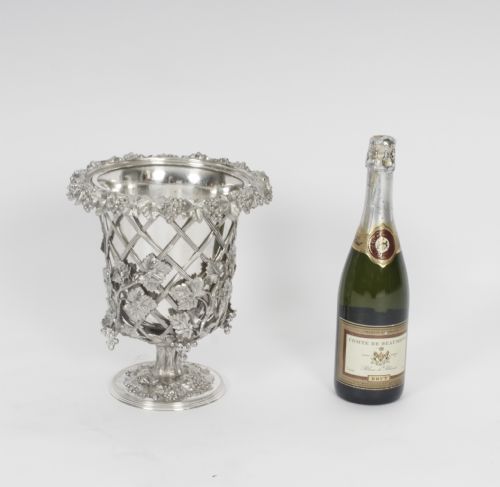 ANTIQUE REGENCY WINE COOLER OLD SHEFFIELD PLATE C1820 19TH C - ADDITIONAL PHOTO 15