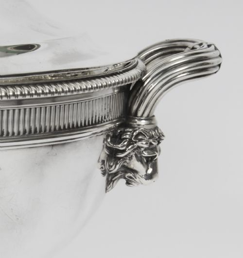 fig 3. Antique Paul Storr Sterling Silver Soup Tureen 1804 19th C
