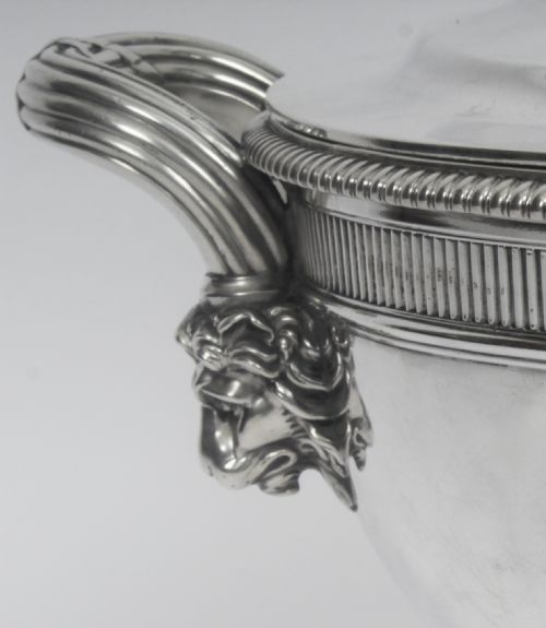 fig 6. Antique Paul Storr Sterling Silver Soup Tureen 1804 19th C
