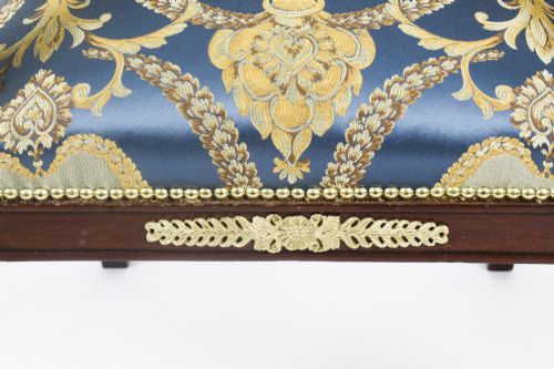 fig 8. Antique Pair French Empire Revival Ormolu Mounted Armchairs C1870 19th C
