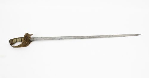 fig 1. Antique Naval Officers Sword by Whiteman Outfitter 19thC