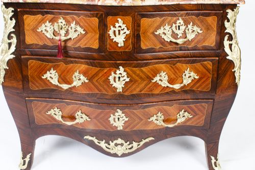 ANTIQUE FRENCH LOUIS XVI MARQUETRY COMMODE CHEST CIRCA 1790 18TH C - ADDITIONAL PHOTO 3