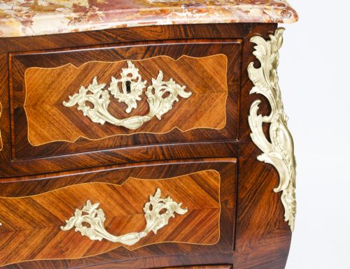 ANTIQUE FRENCH LOUIS XVI MARQUETRY COMMODE CHEST CIRCA 1790 18TH C - ADDITIONAL PHOTO 8