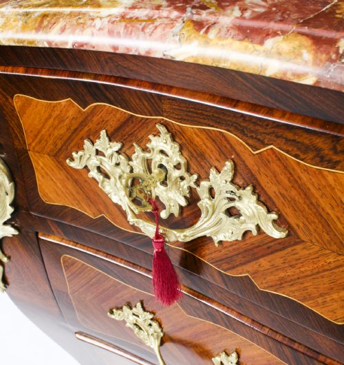 ANTIQUE FRENCH LOUIS XVI MARQUETRY COMMODE CHEST CIRCA 1790 18TH C - ADDITIONAL PHOTO 14