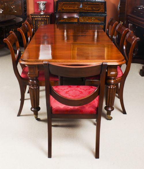 fig 3. Antique Early Victorian Extending Dining Table by Gillows 19th C
