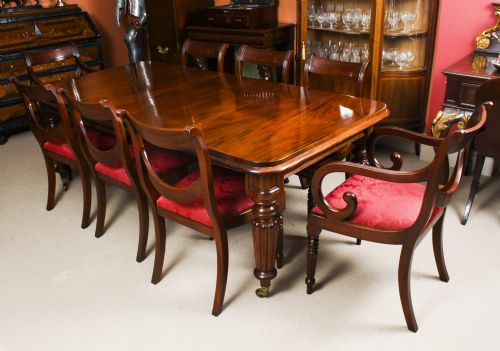 fig 4. Antique Early Victorian Extending Dining Table by Gillows 19th C

