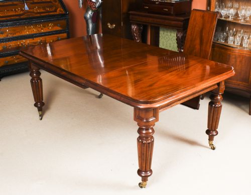 fig 6. Antique Early Victorian Extending Dining Table by Gillows 19th C
