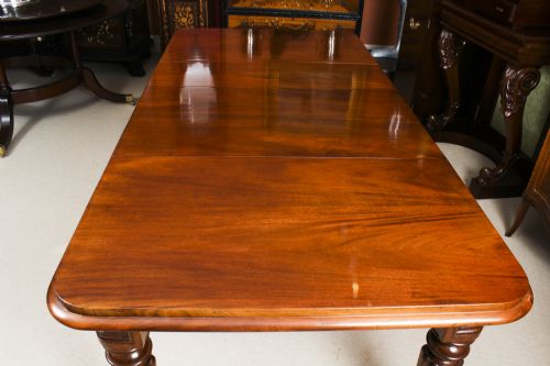 fig 7. Antique Early Victorian Extending Dining Table by Gillows 19th C
