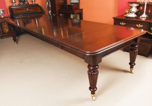 Antique William IV 12ft Extending Dining Table 19th C
