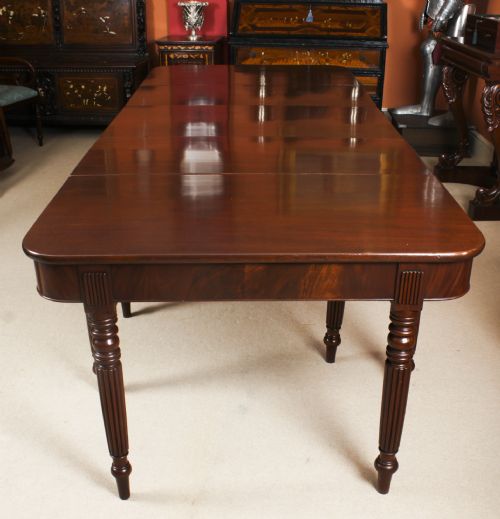 fig 1. Antique Regency Metamorphic Dining Table Manner of Gillows19th C
