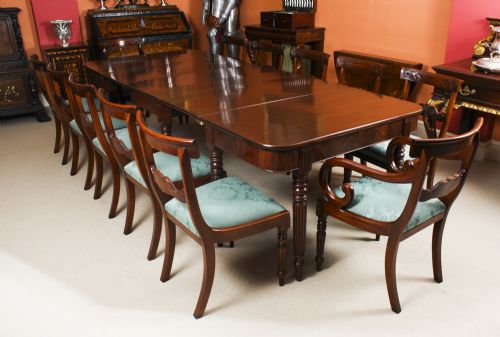 fig 2. Antique Regency Metamorphic Dining Table Manner of Gillows19th C
