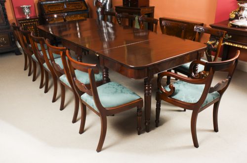 fig 4. Antique Regency Metamorphic Dining Table Manner of Gillows19th C
