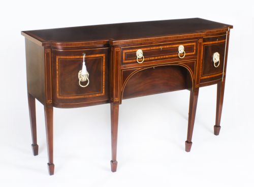 Antique George III Inlaid Mahogany Sideboard C.1780 18th Century
