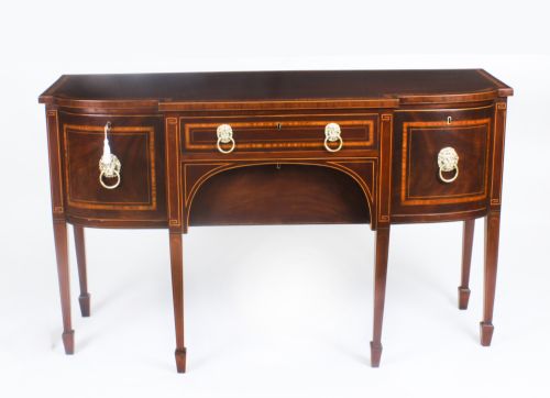 fig 1. Antique George III Inlaid Mahogany Sideboard c.1780 18th Century