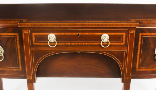 fig 3. Antique George III Inlaid Mahogany Sideboard c.1780 18th Century