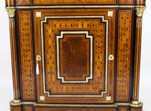 fig 2. Antique French Napoleon III Parquetry Cabinet c.1860 19th C