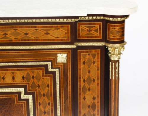 fig 5. Antique French Napoleon III Parquetry Cabinet c.1860 19th C