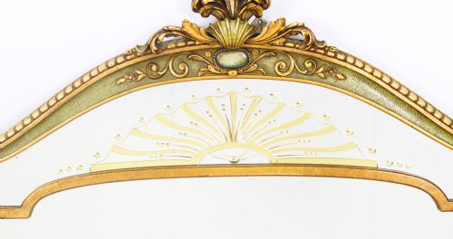 fig 2. Antique Large English Art Deco Overmantel Mirror c.1920 137x182cm