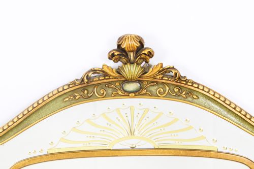 fig 3. Antique Large English Art Deco Overmantel Mirror c.1920 137x182cm