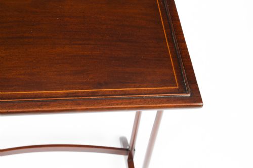 ANTIQUE EDWARDIAN MAHOGANY NEST OF FOUR TABLES CIRCA 1900 - ADDITIONAL PHOTO 8