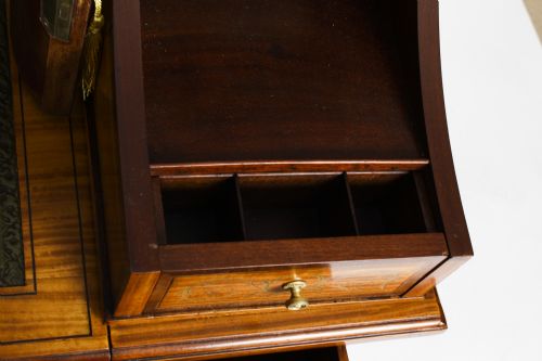 fig 9. Antique Satinwood Carlton House Writing Desk Druce & Co 19th C