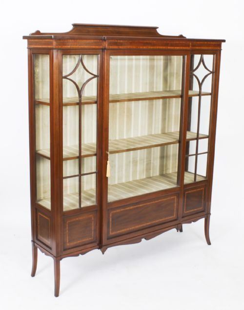 Antique Edwardian Display Cabinet by Maple & Co C1900
