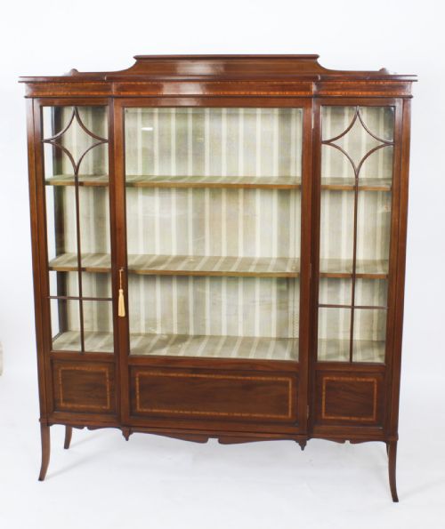 fig 3. Antique Edwardian Display Cabinet by Maple & Co C1900
