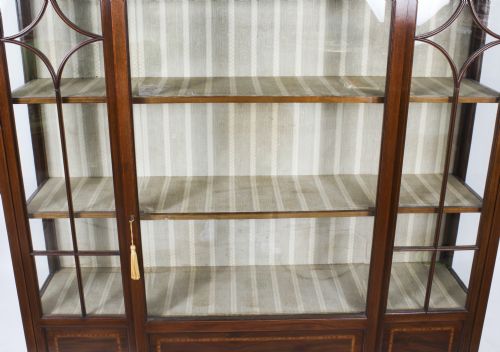 fig 5. Antique Edwardian Display Cabinet by Maple & Co C1900
