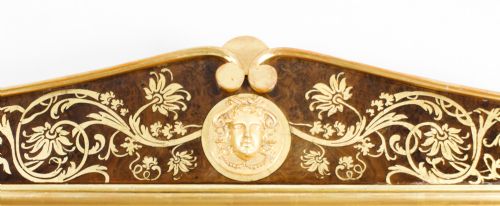 ANTIQUE FRENCH BURR WALNUT PARCEL GILT MIRROR 19TH C 144X89CM - ADDITIONAL PHOTO 2