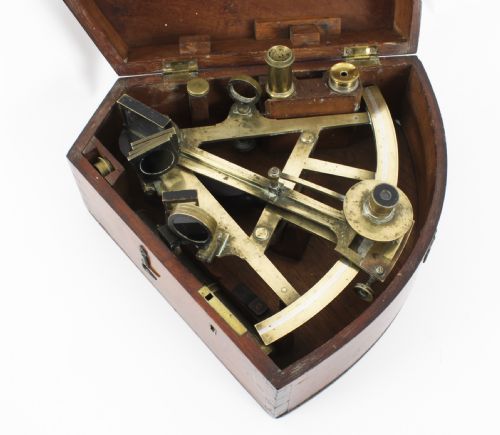 fig 2. Antique Scottish Sextant by D McGregor & Co 19th Century