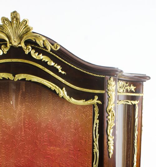 fig 5. Antique French Vernis Martin Vitrine Display Cabinet 19th C
