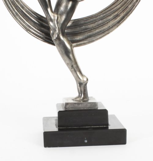 fig 8. Antique Art Deco Bronze Sculpture of a Dancer Max le Verrier Paris C1930
