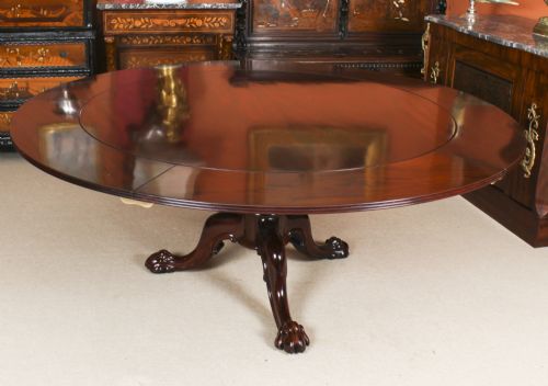Antique 6ft Diameter Flame Mahogany Gillows Dining Table Circa 1835
